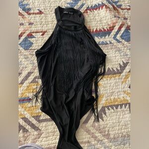 SHEIN Elegant Black Blouse